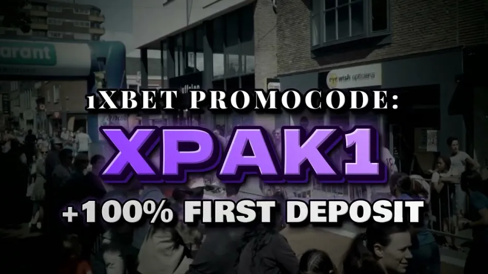 1xBet welcome bonus in 2026 with promo code XPAK1 at registration
